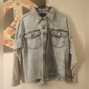 Vintage Wash Denim Jacket-large